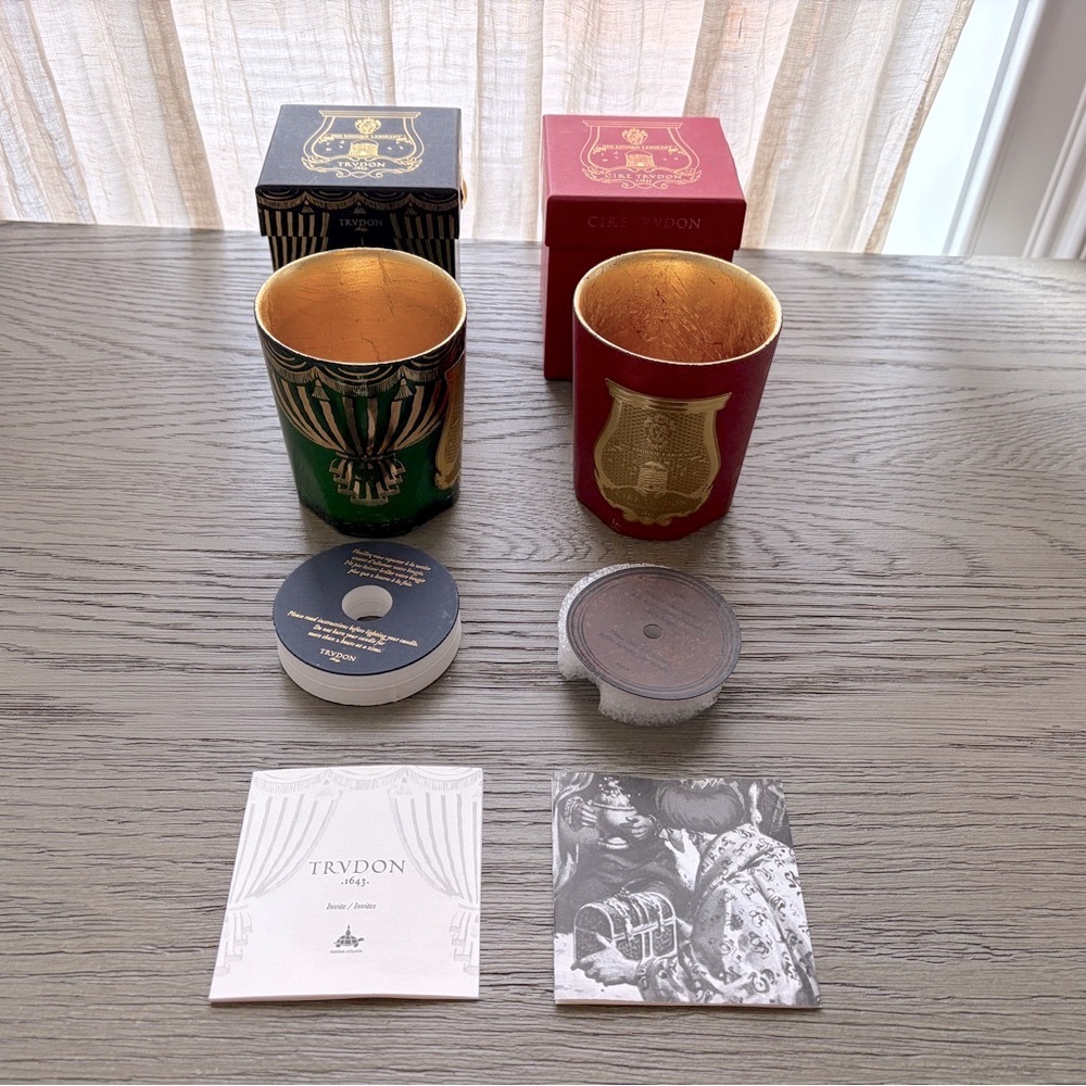 Cire Trudon Empty Candle containers and packaging